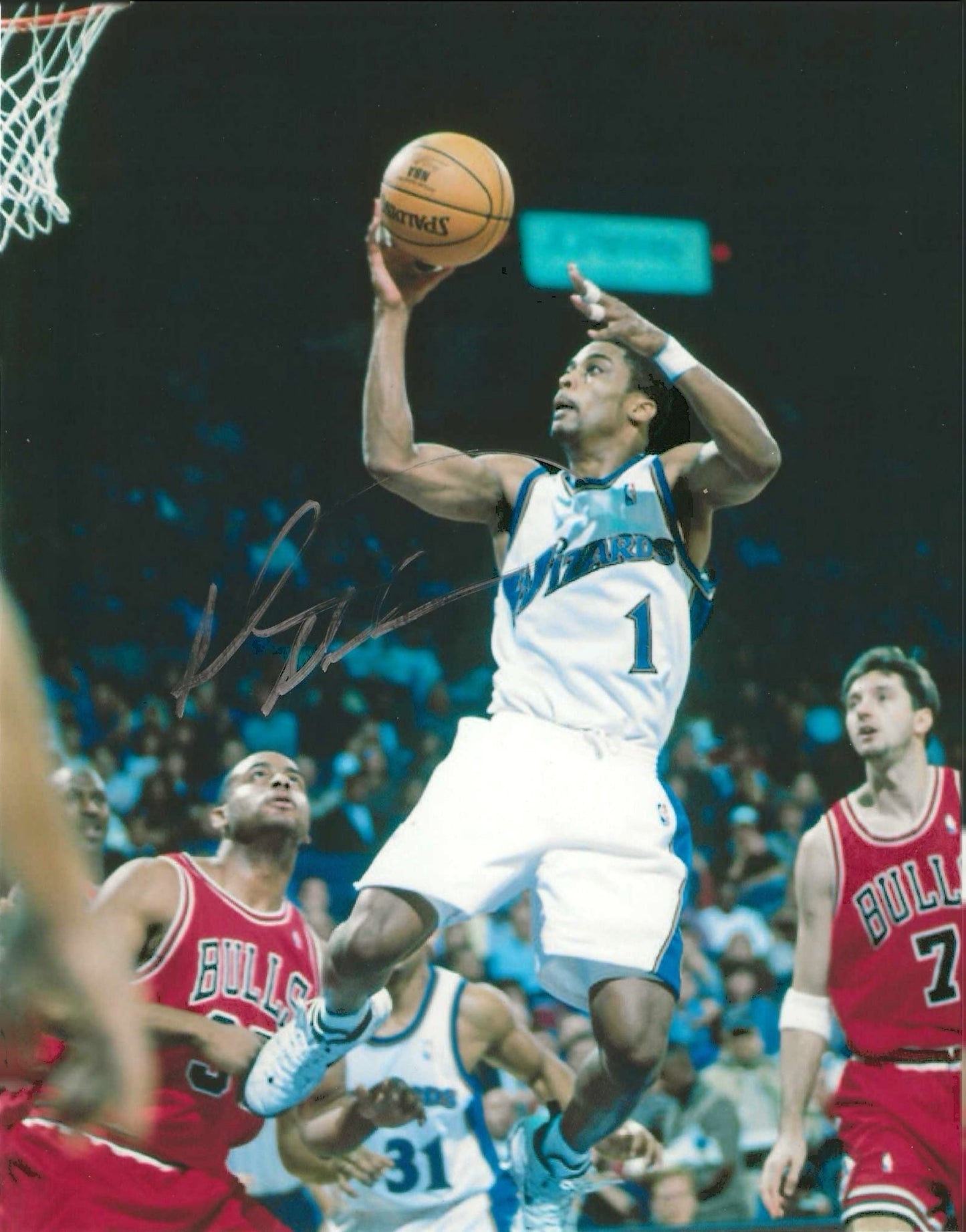 Rod Strickland Autographed Signed "WIZARDS" 8x10 photo Elite Promotions & Graphz Authentication