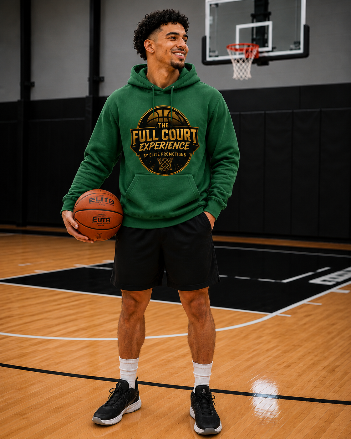FCE FULL COURT EXPERIENCE ADULT HOODIE GREEN