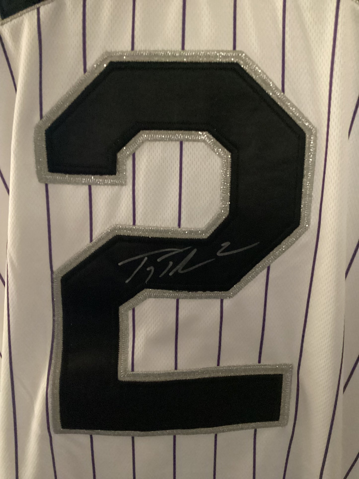 Troy Tulowitzki Autographed Signed jersey Elite Promotions & Graphz Authentication