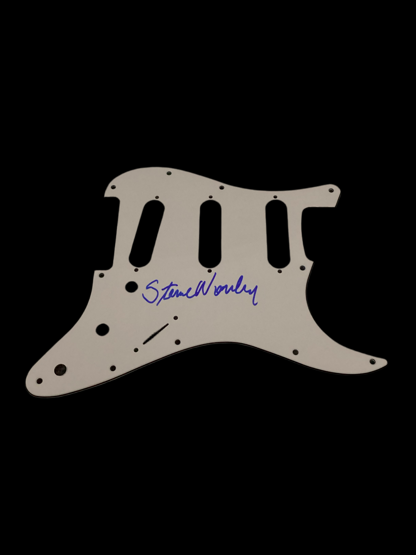 Stevie Wonder autographed signed pick guard