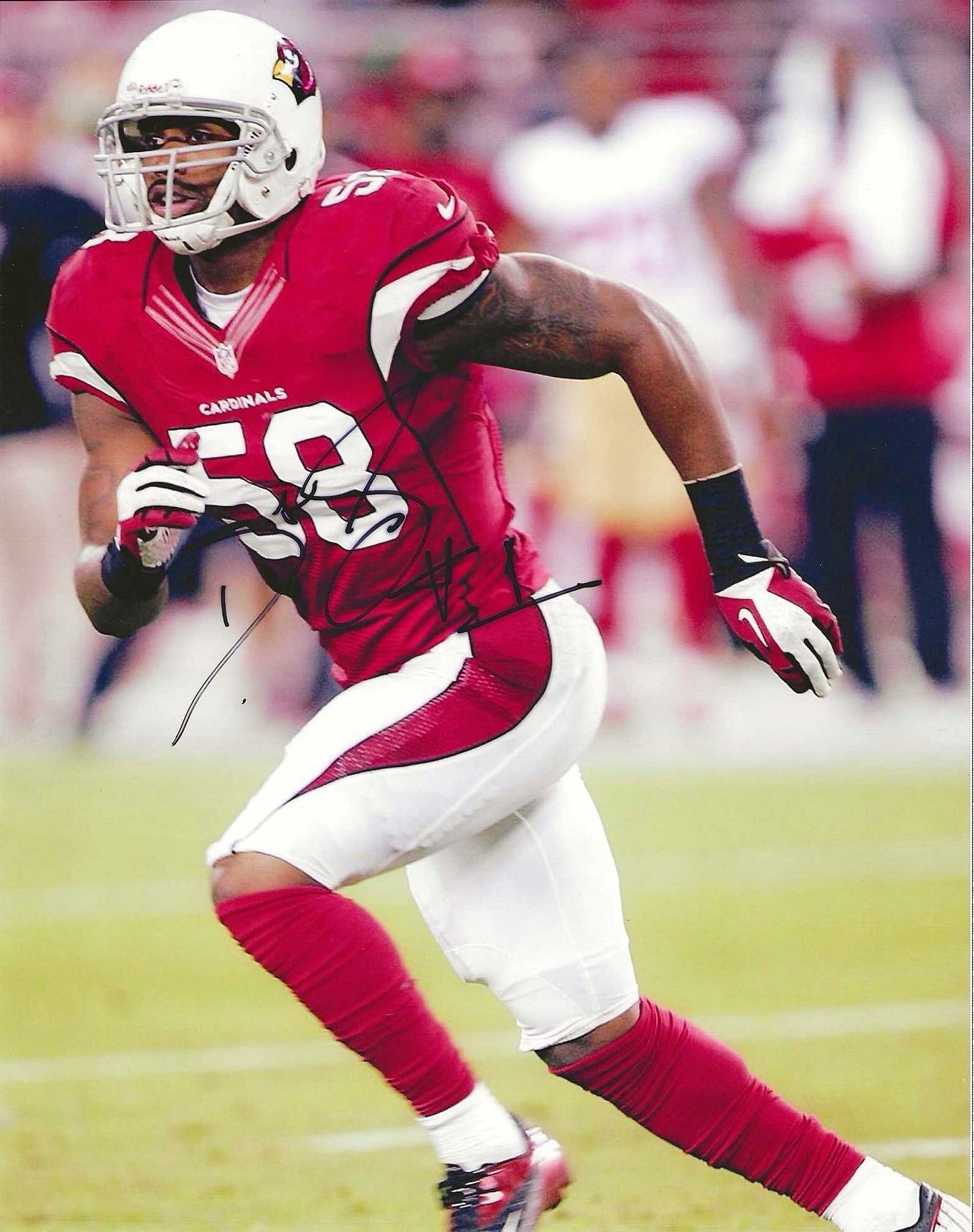Daryl Washington Autographed Signed 8x10 photo Elite Promotions & Graphz Authentication