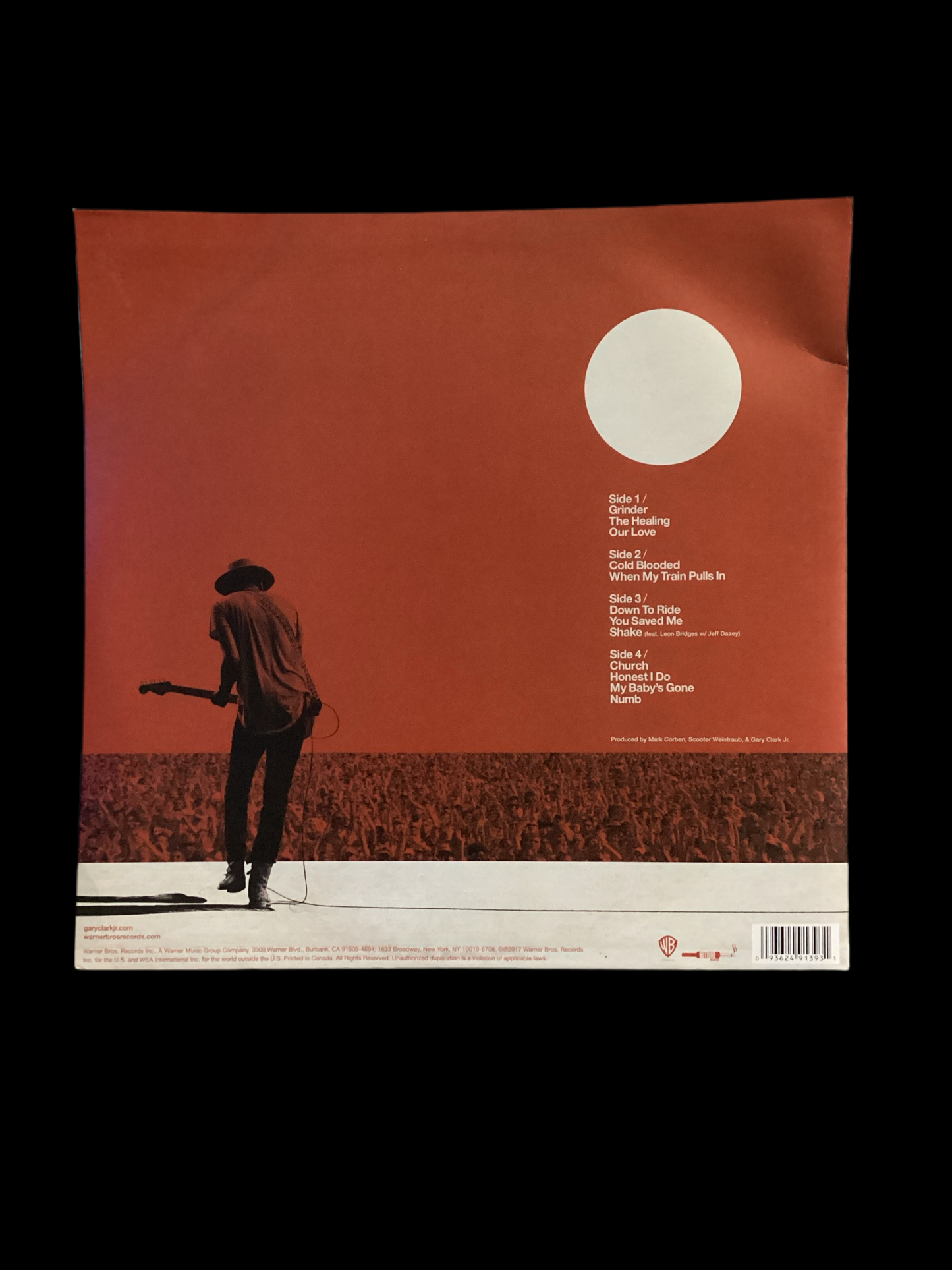 Gary Clark Jr Autographed Signed Record