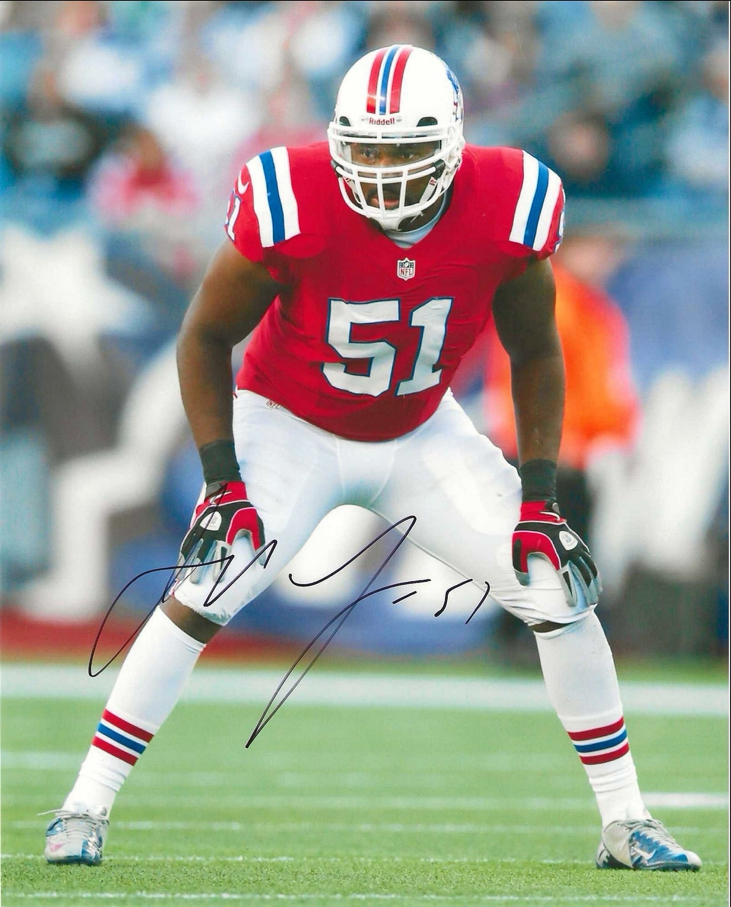Jerod Mayo Autographed Signed 8X10 Photo Elite Promotions & Graphz