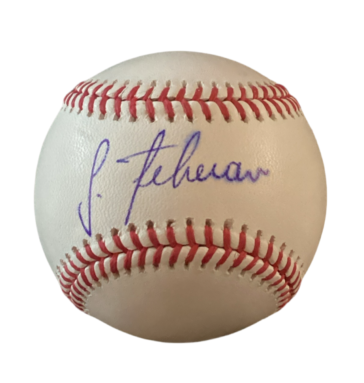 Julio Teheran autographed signed Rawlings official major legue baseball