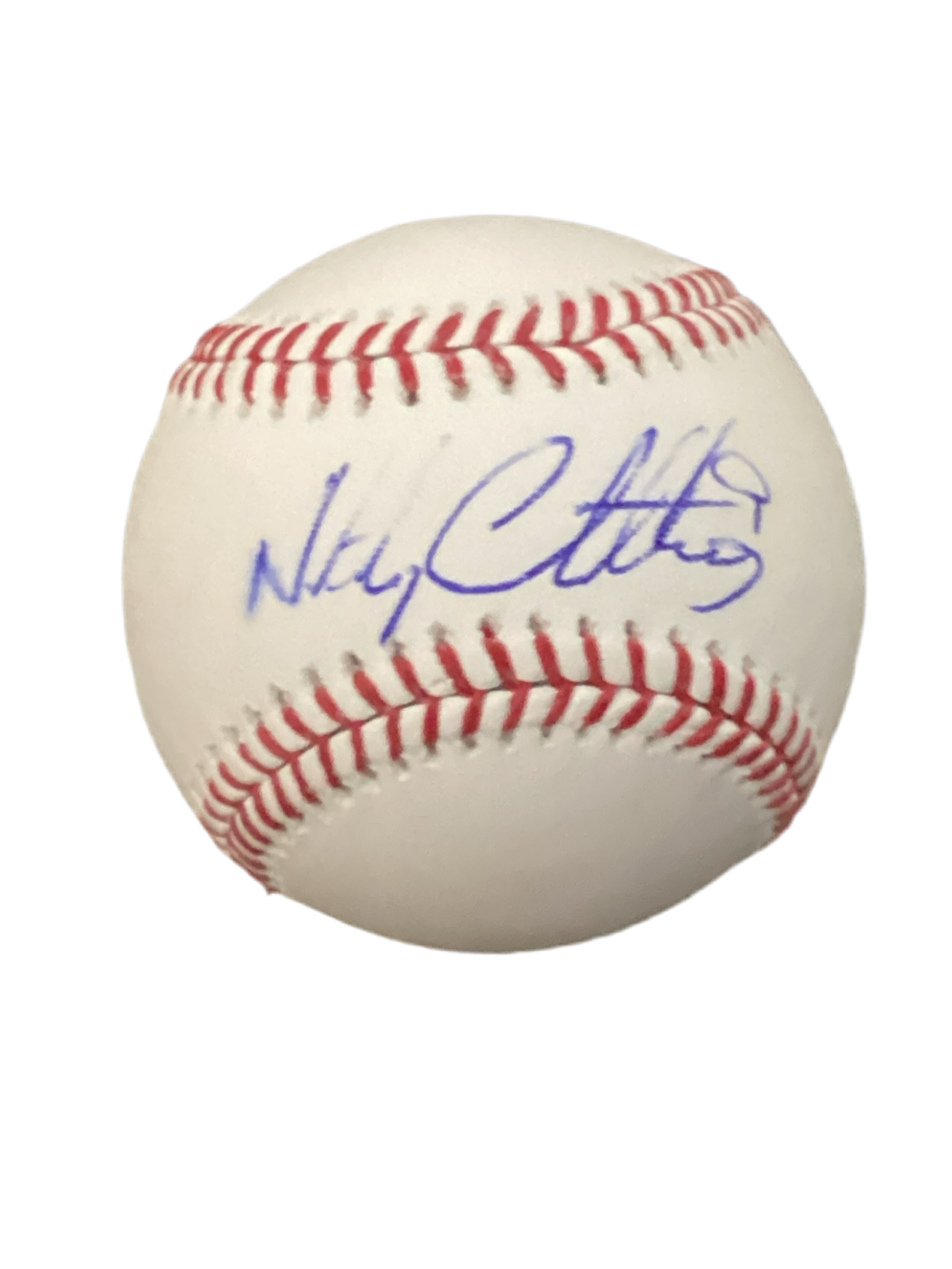 Nick Castellanos autographed signed Rawlings official major legue baseball