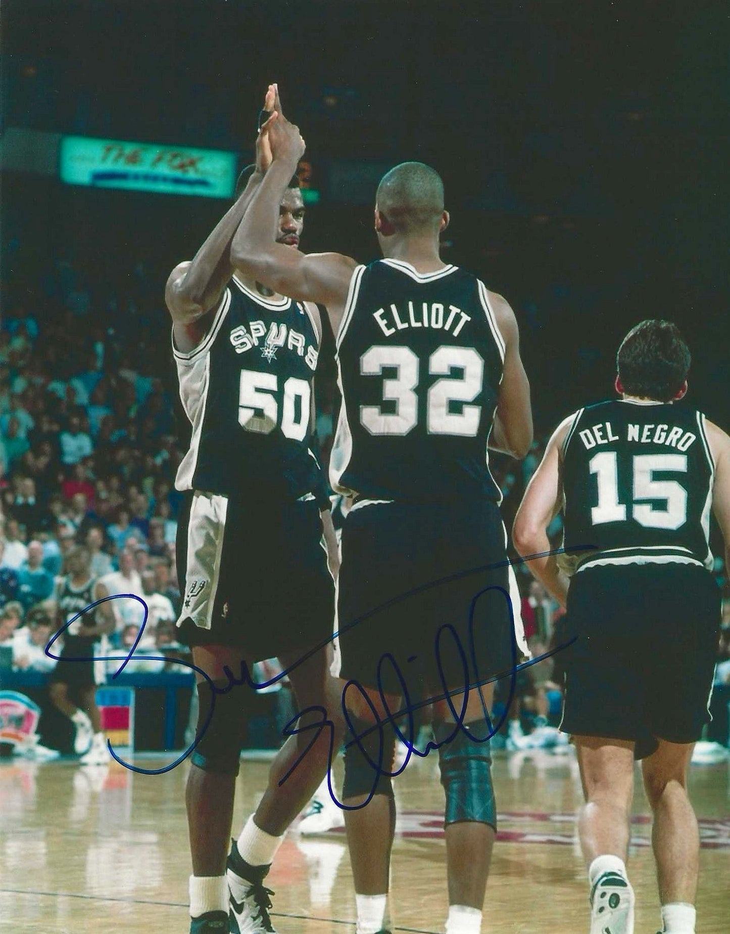 Sean Elliot Autographed Signed "SPURS" 8x10 photo Elite Promotions & Graphz Authentication