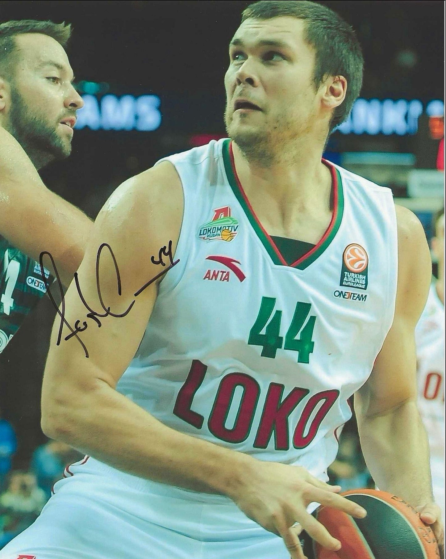 Kyrylo Fesenko Autographed Signed "JAZZ" 8x10 photo Elite Promotions & Graphz Authentication