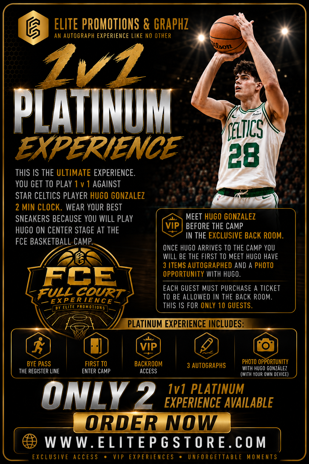 Hugo Gonzalez FCE Full Court Experience basketball camp 1v1 YOU VS HUGO GONZALEZ