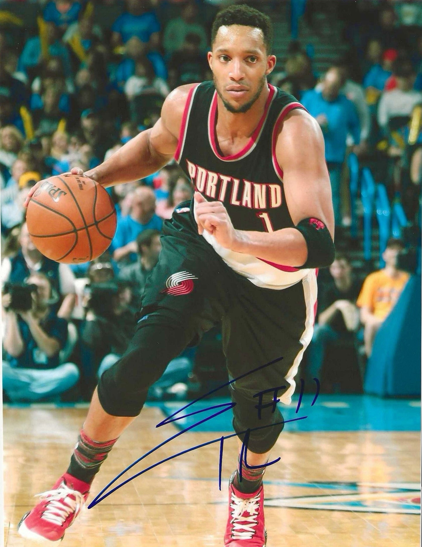 Evan Turner Autographed Signed "BLAZERS” 8x10 photo Elite Promotions & Graphz Authentication