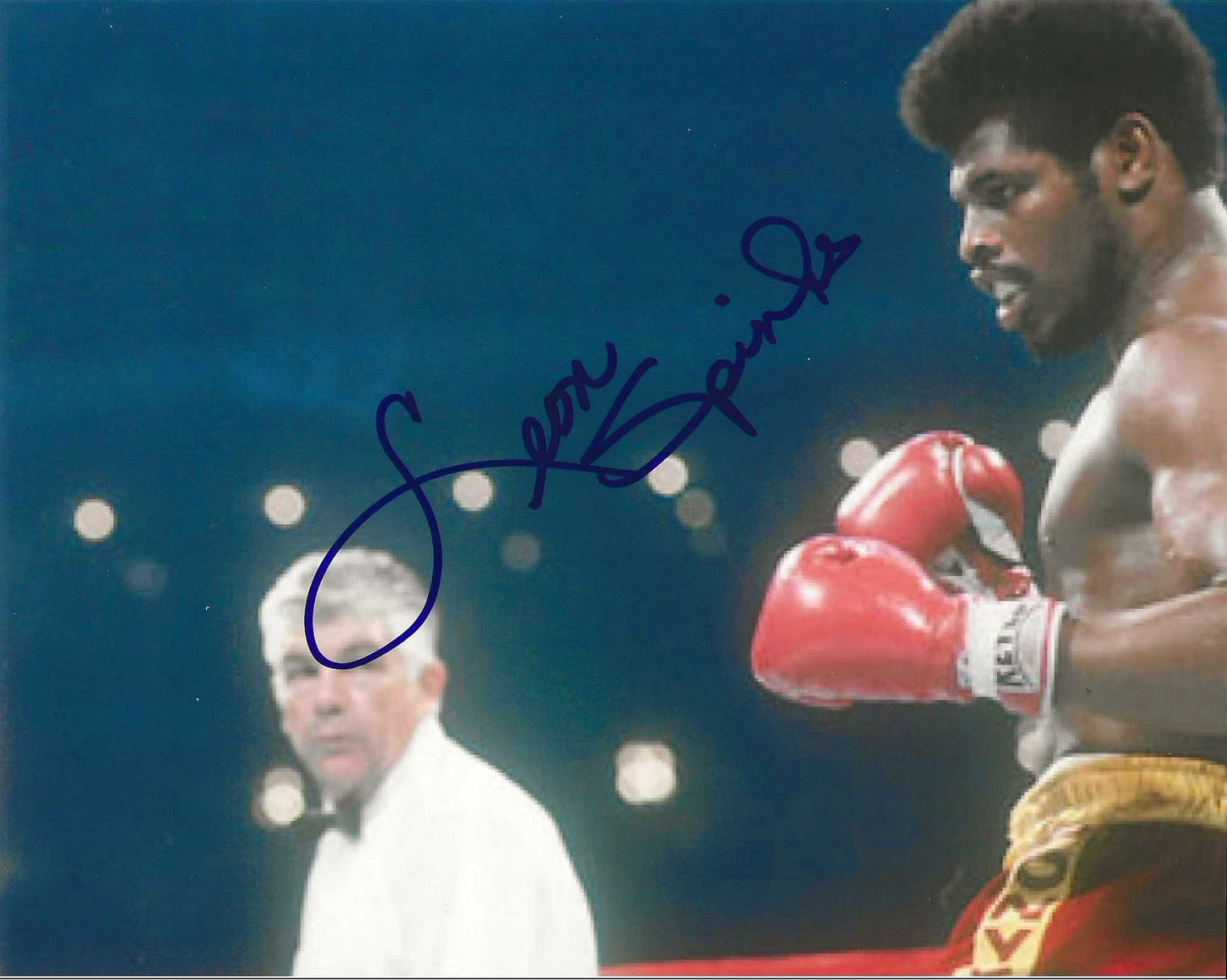 Leon Spinks autographed Signed 8X10 Photo Elite Promotions & Graphz
