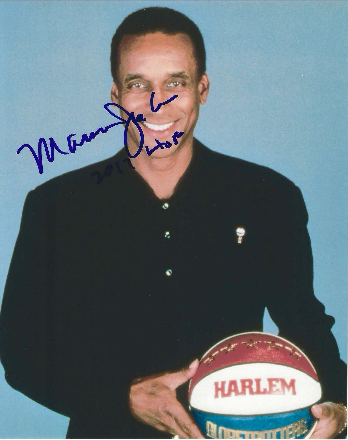 Mannie Jackson Autographed Signed 8x10 photo Elite Promotions & Graphz Authentication