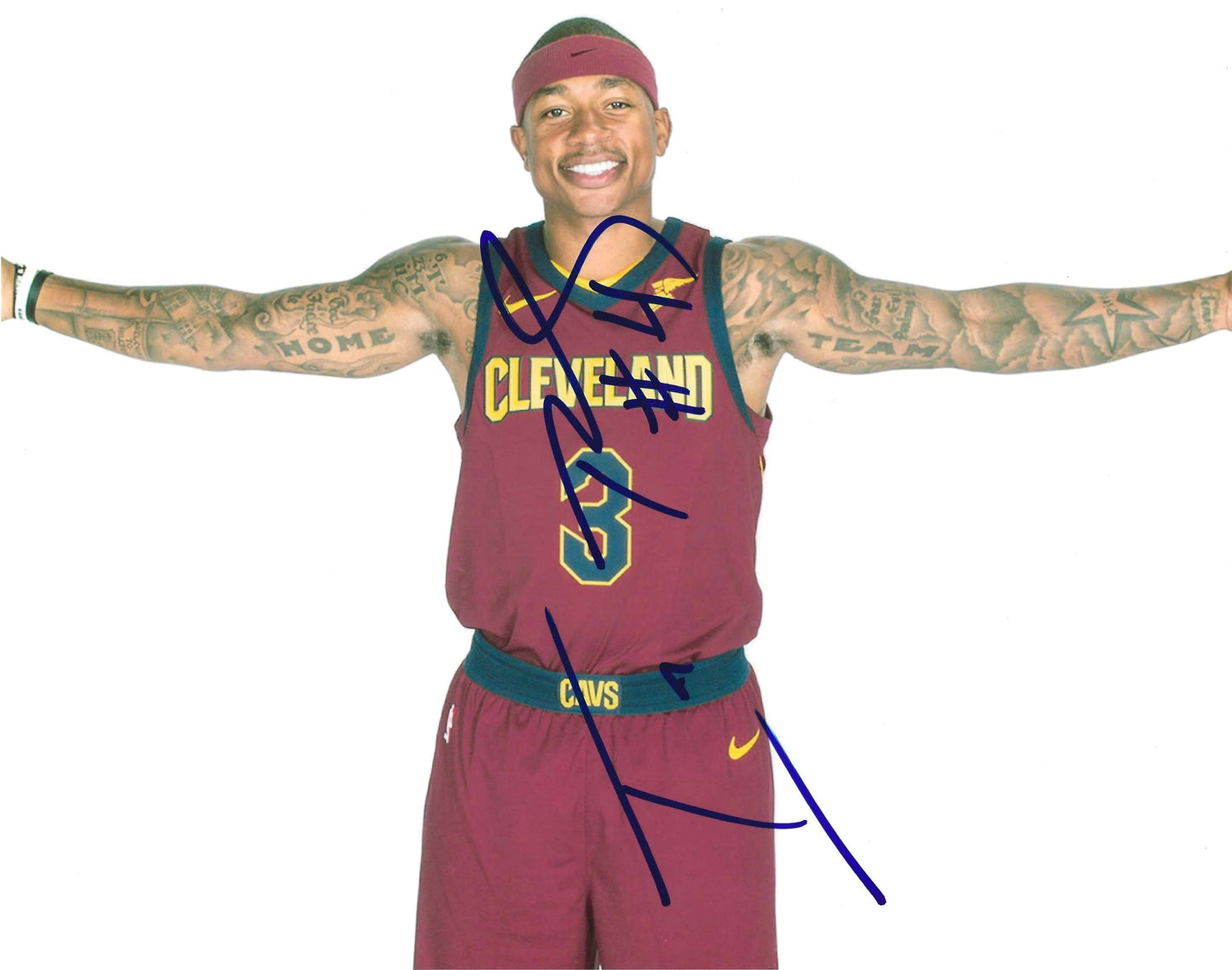 Isaiah Thomas Autographed Signed "CAVALIERS" 8x10 photo Elite Promotions & Graphz Authentication