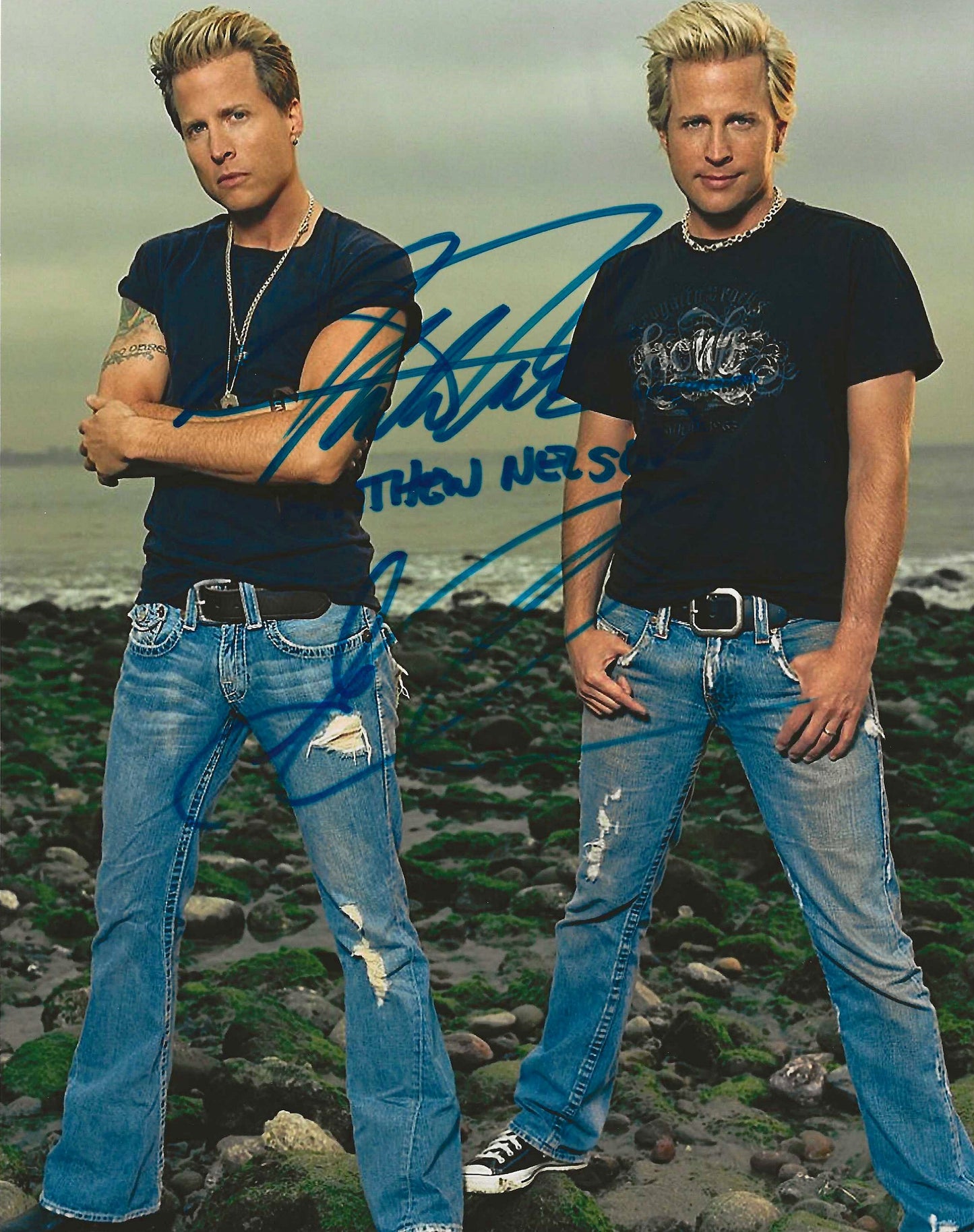 Matthew Gunnar Nelson Autographed Signed "NELSON BAND" 8X10 Photo Elite Promotions & Graphz Authentication