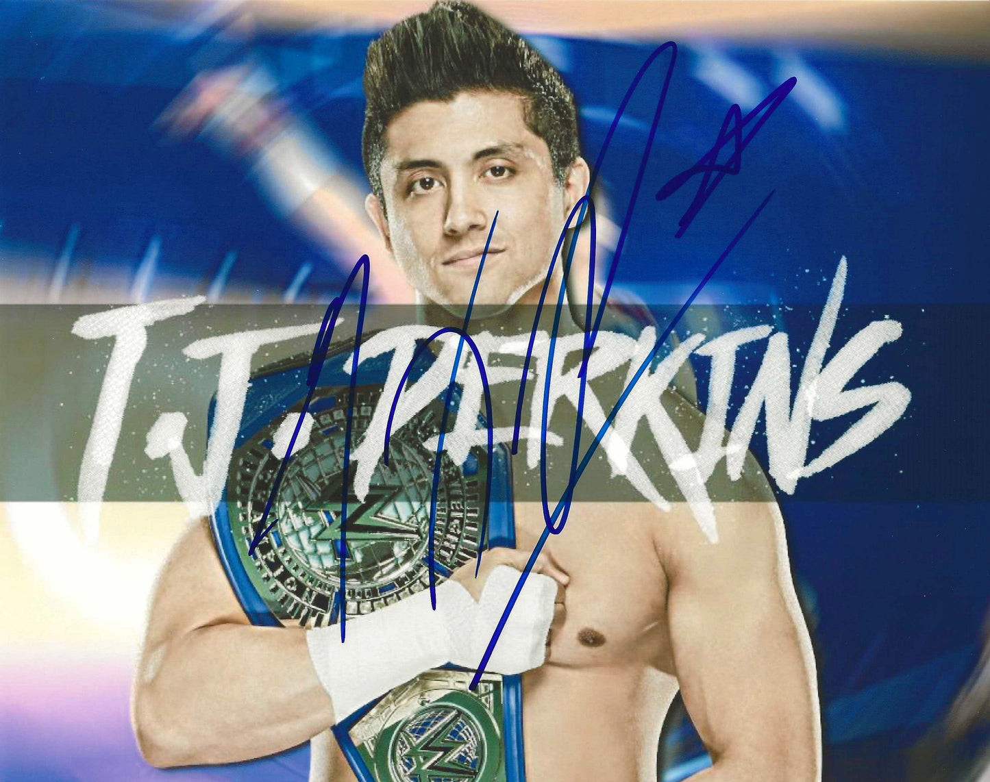 TJ Perkins Autographed Signed "WWE" 8x10 photo Elite Promotions & Graphz Authentication
