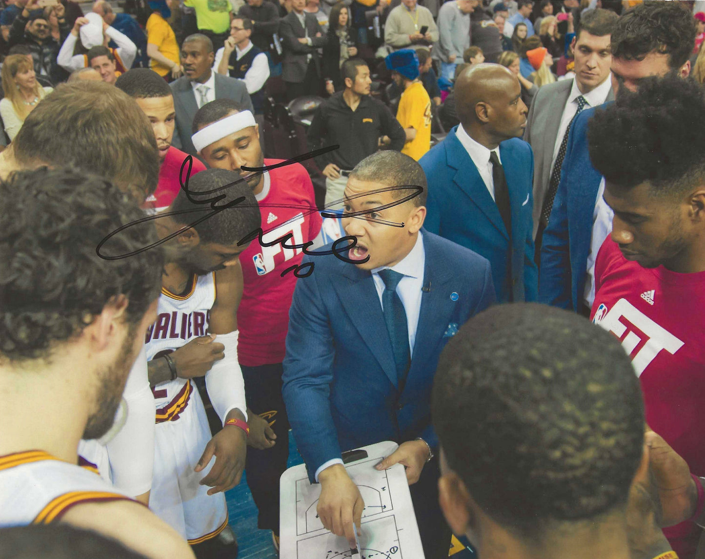 Tyrone Lue Autographed Signed "CAVALIERS" 8x10 photo Elite Promotions & Graphz Authentication