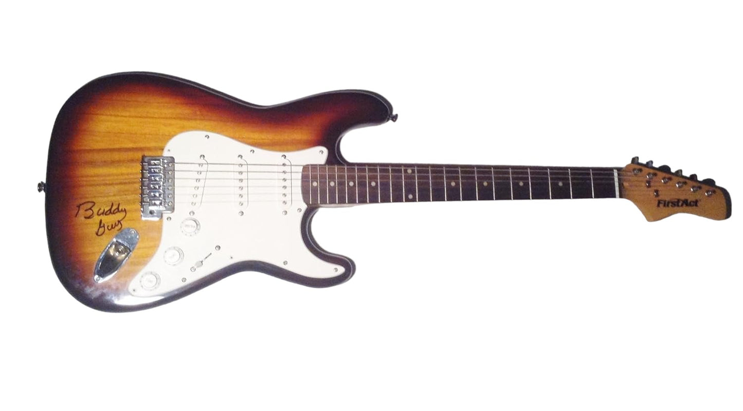 Buddy Guy Autographed Signed guitar Elite Promotions & Graphz Authentication