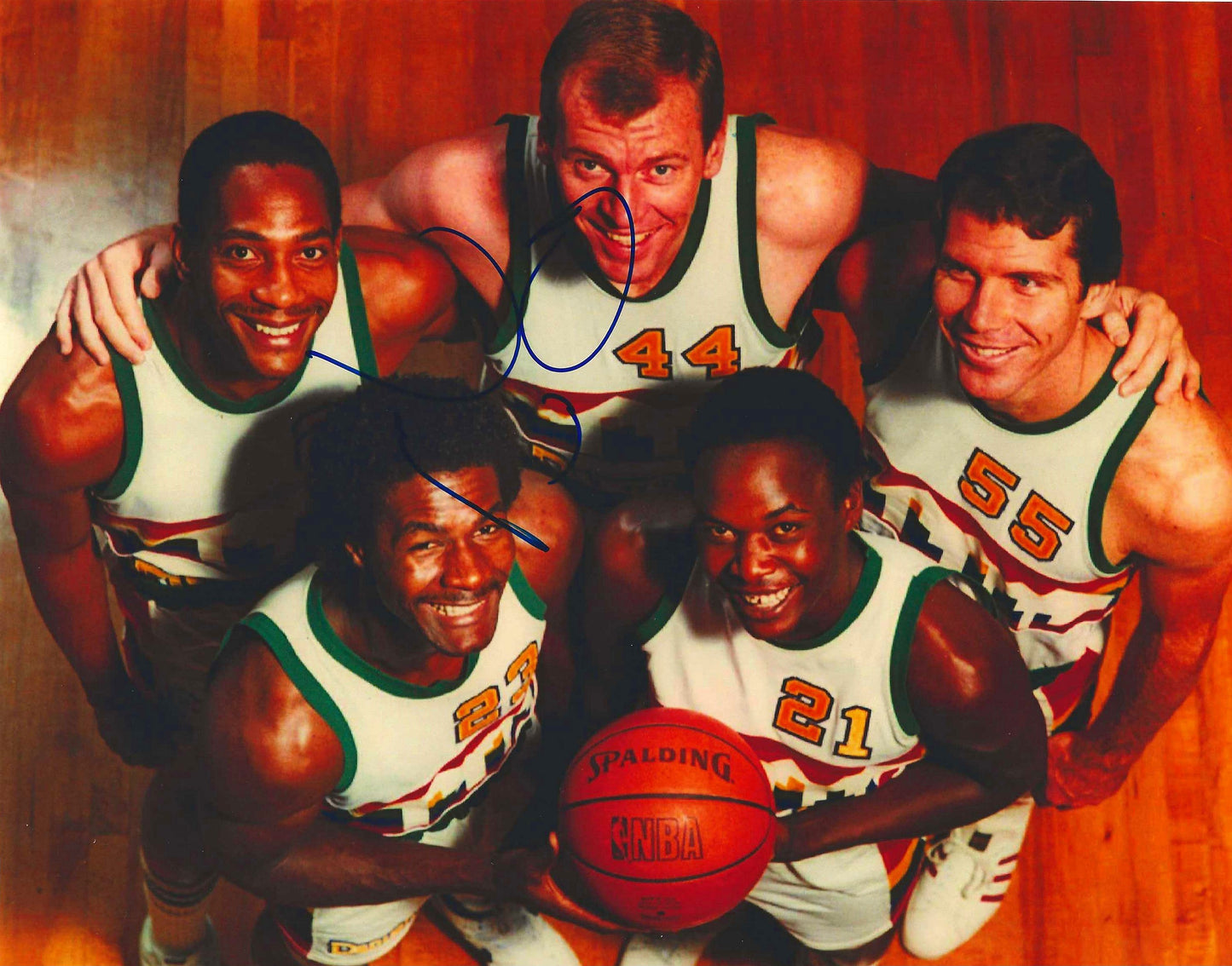 Dan Issel Autographed Signed "NUGGETS" 8x10 photo Elite Promotions & Graphz Authentication