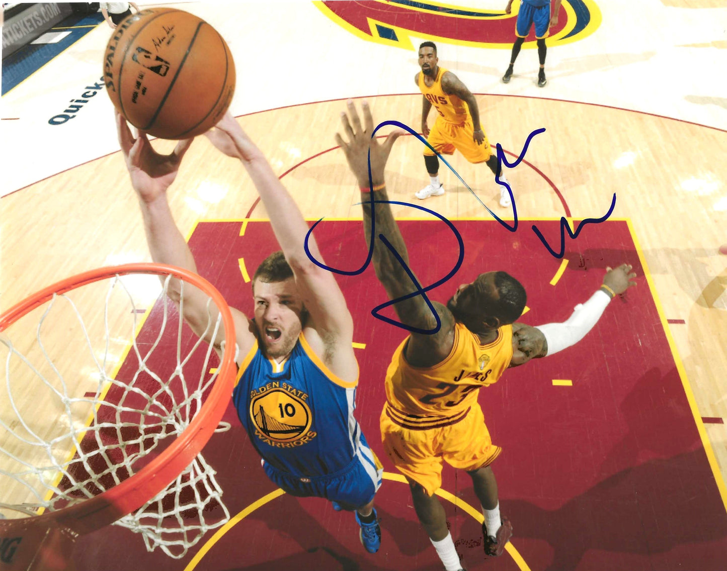 David Lee Autographed Signed "WARRIORS" 8x10 photo Elite Promotions & Graphz Authentication