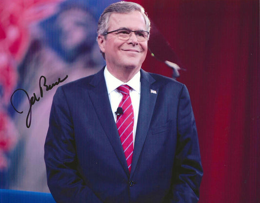 Jeb Bush Autographed Signed 8x10 photo Elite Promotions & Graphz Authentication