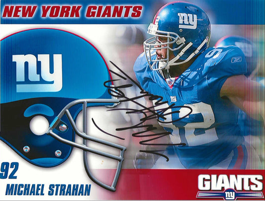 Michael Strahan Autographed Signed 8X10 Photo Elite Promotions & Graphz Authentication