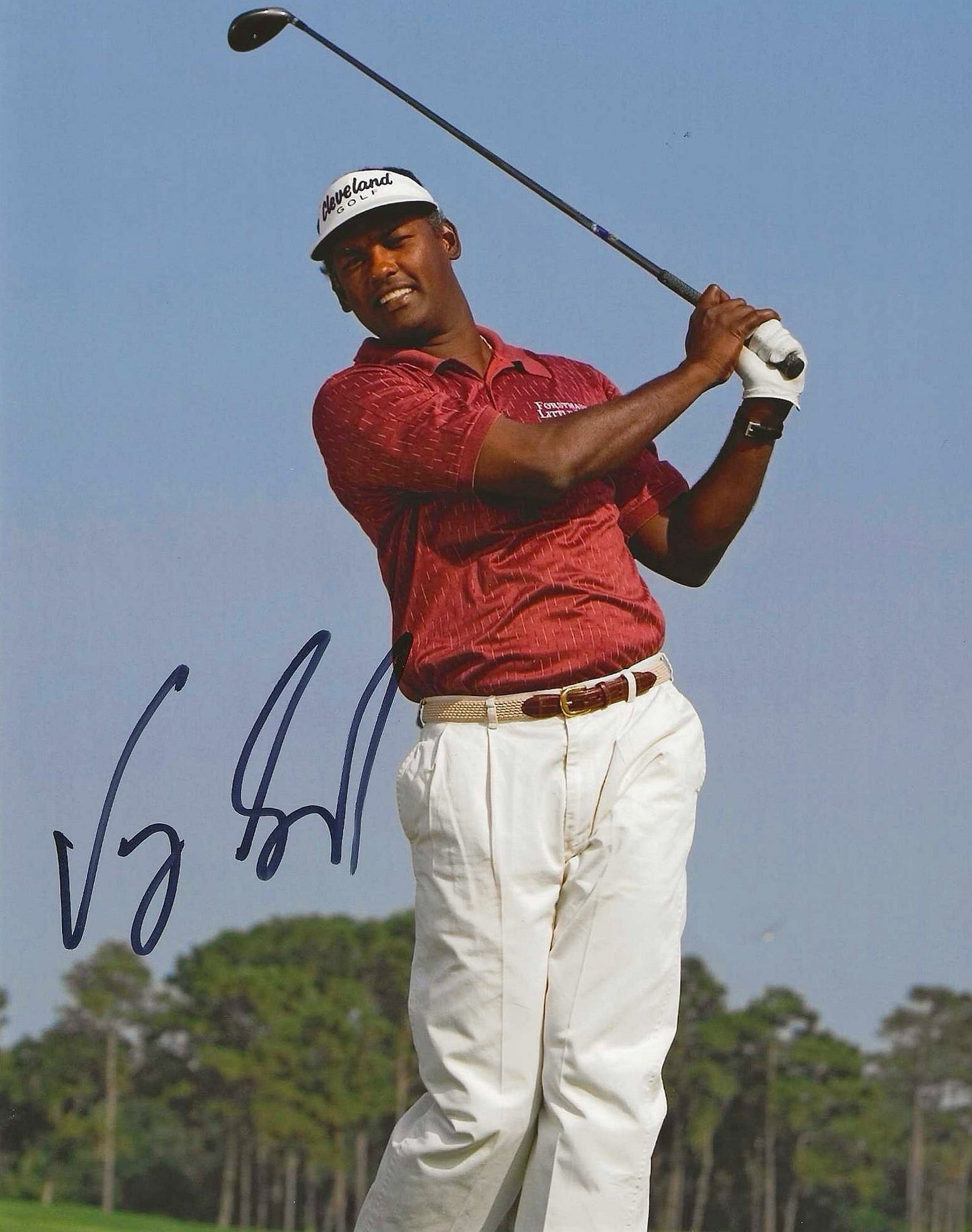 Vijay Singh Autographed Signed 8X10 Photo Elite Promotions & Graphz Authentication