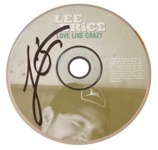 Lee Brice autographed Signed CD Elite Promotions & Graphz