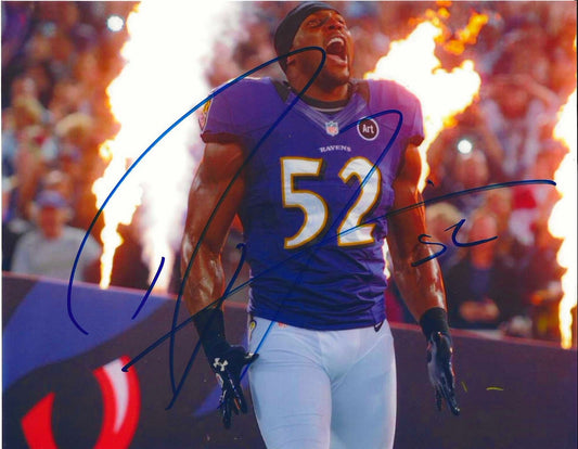 Ray Lewis autographed Signed 8X10 Photo Elite Promotions & Graphz