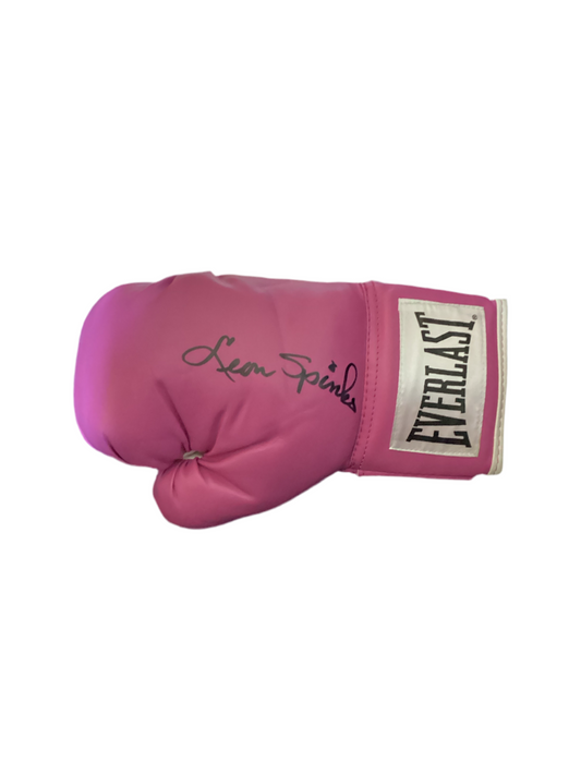 Leon Spinks Autographed Signed boxing glove Elite Promotions & Graphz Authentication