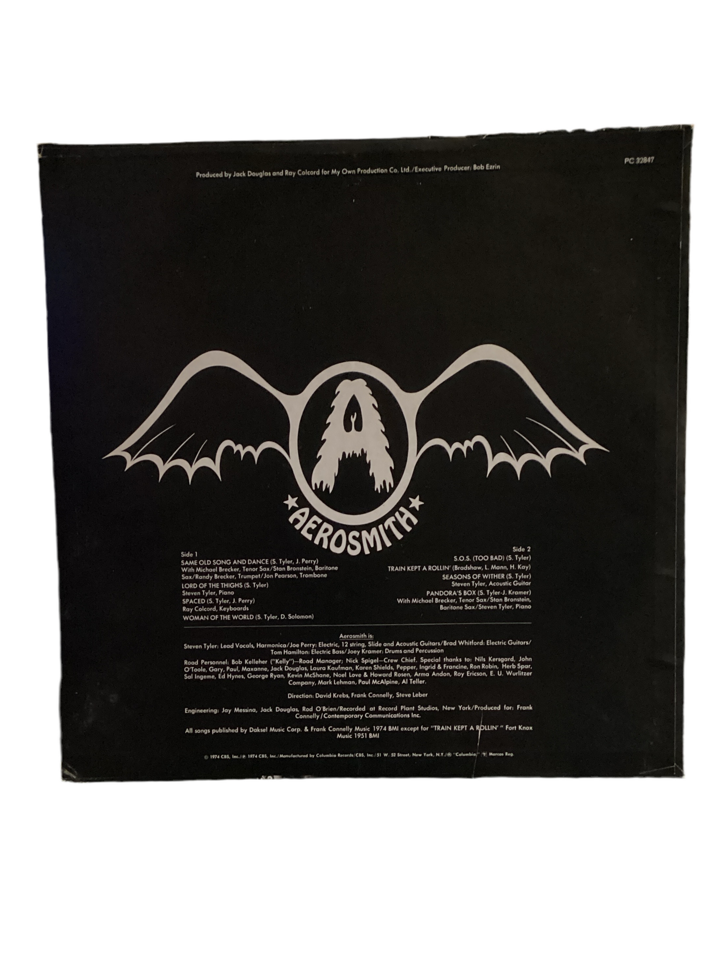 Aerosmith “Get Your Wings” Autographed Signed Record