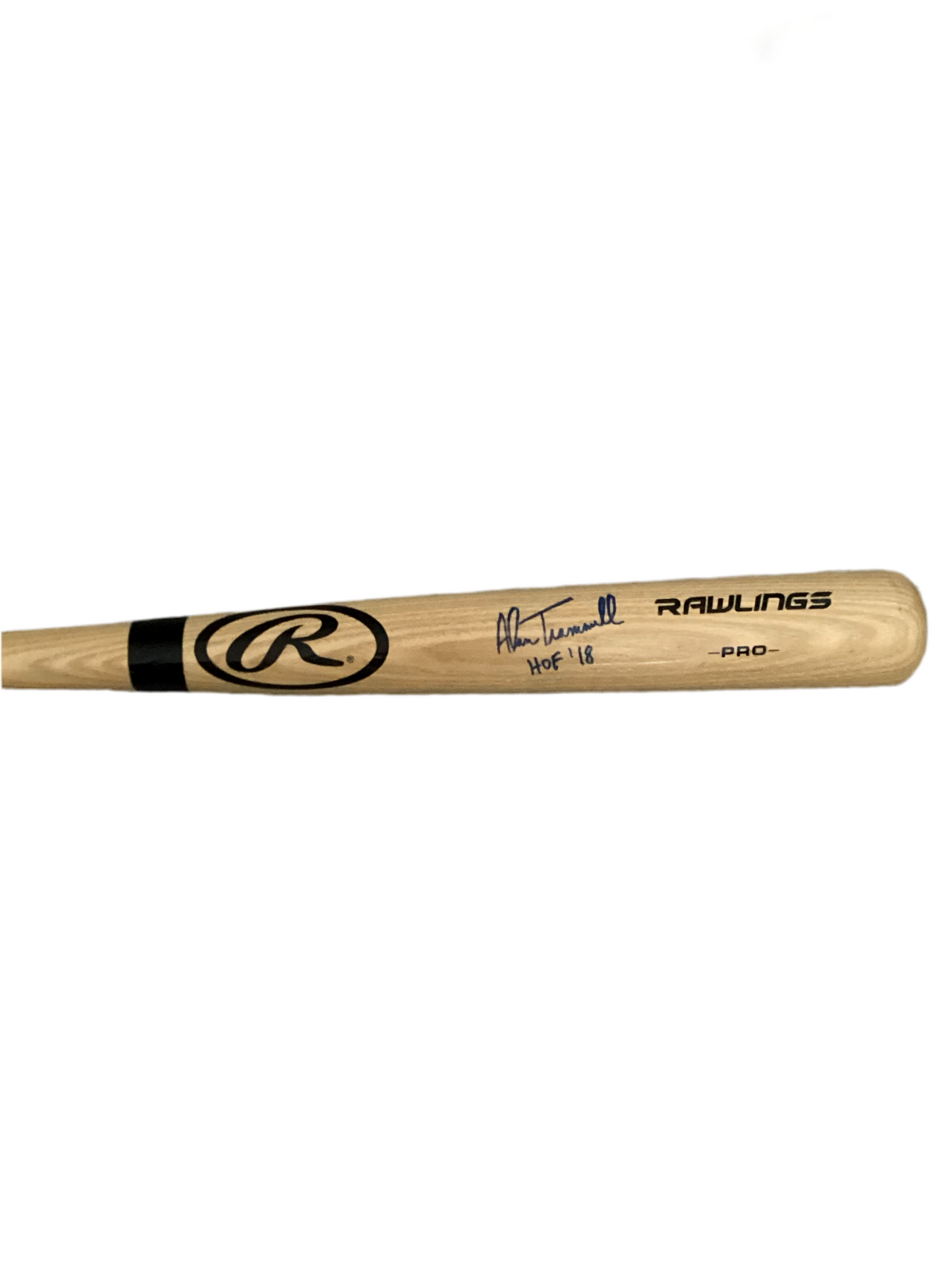 Alan Trammell Autographed Signed bat Elite Promotions & Graphz Authentication