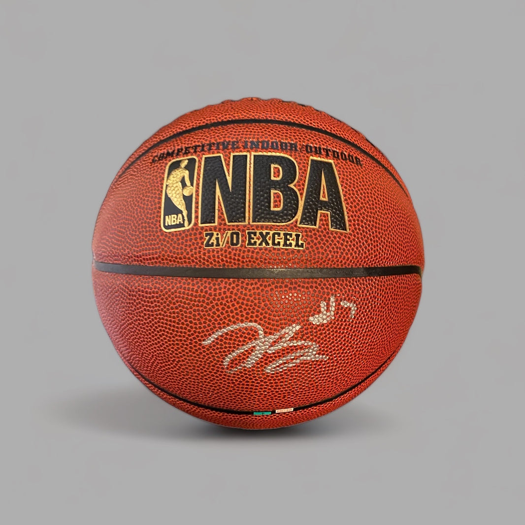 BOSTON CELTICS team signed autographed photo COA 86/87 Hologram main image 0
