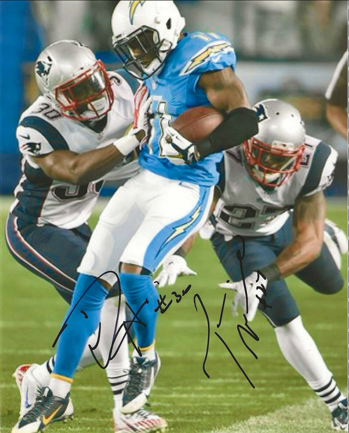 Duron Harmon Tavon Wilson Autographed Signed 8X10 Photo Elite Promotions & Graphz