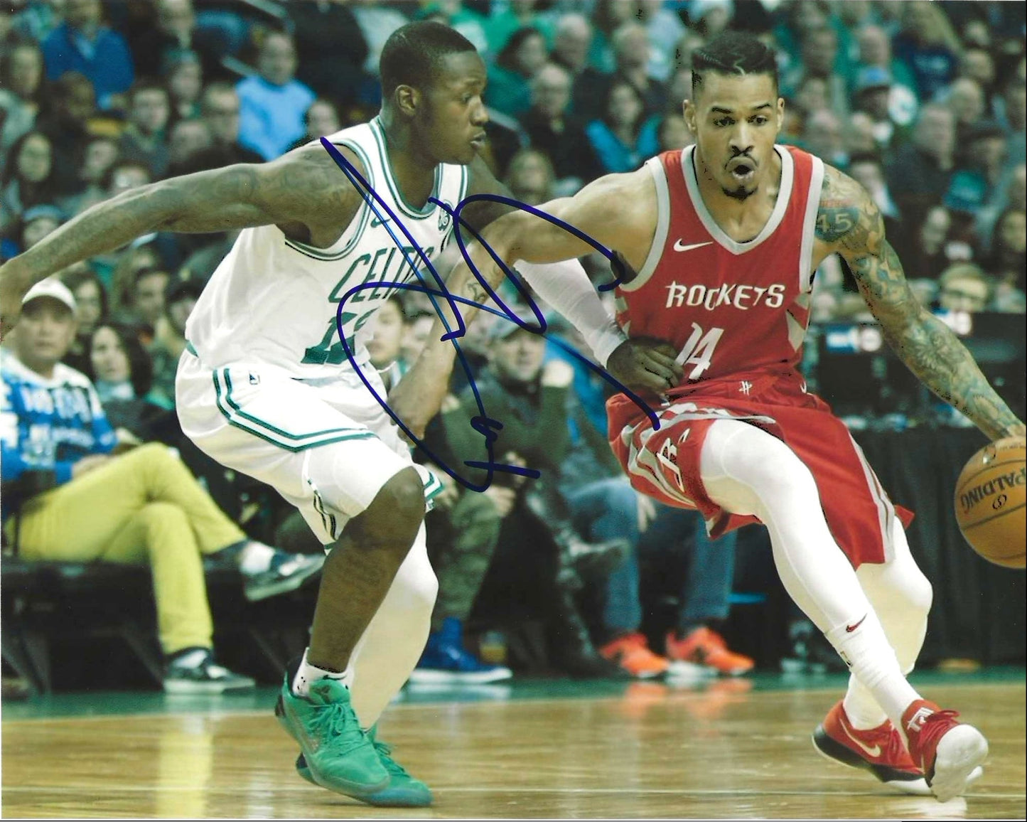 Gerald Green Autographed Signed "ROCKETS" 8x10 photo Elite Promotions & Graphz Authentication