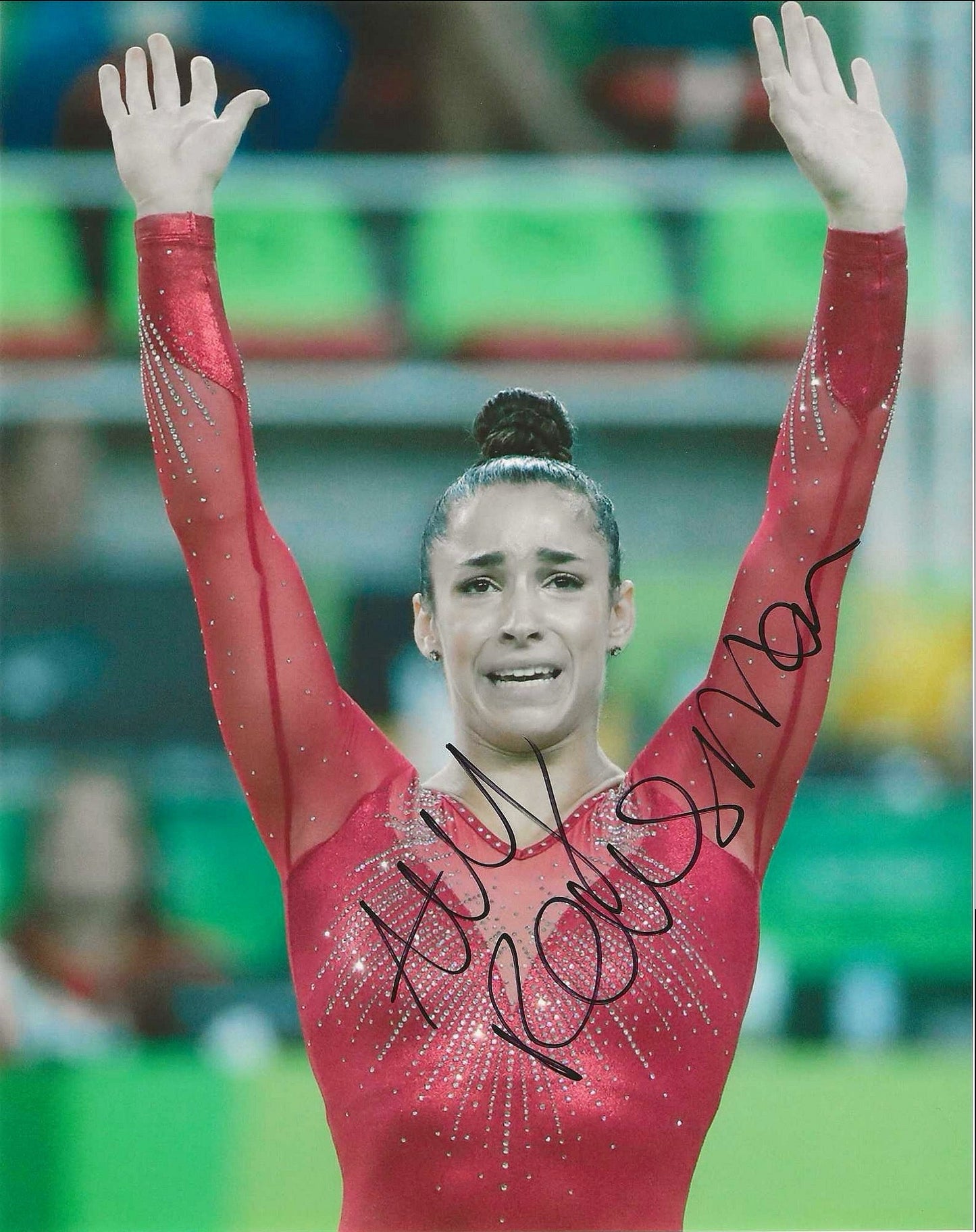 Aly Raisman Autographed Signed 8x10 photo Elite Promotions & Graphz Authentication