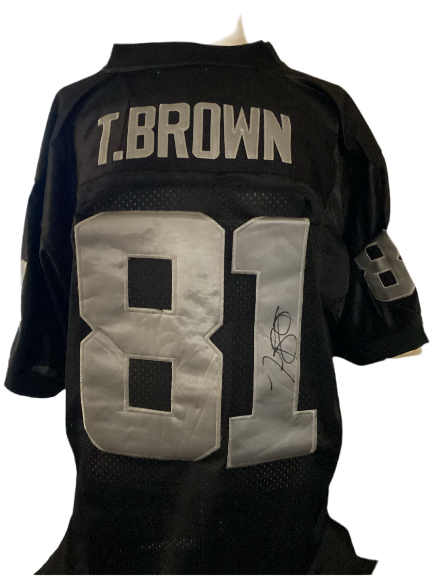 Tim Brown Autographed Signed jersey Elite Promotions & Graphz Authentication