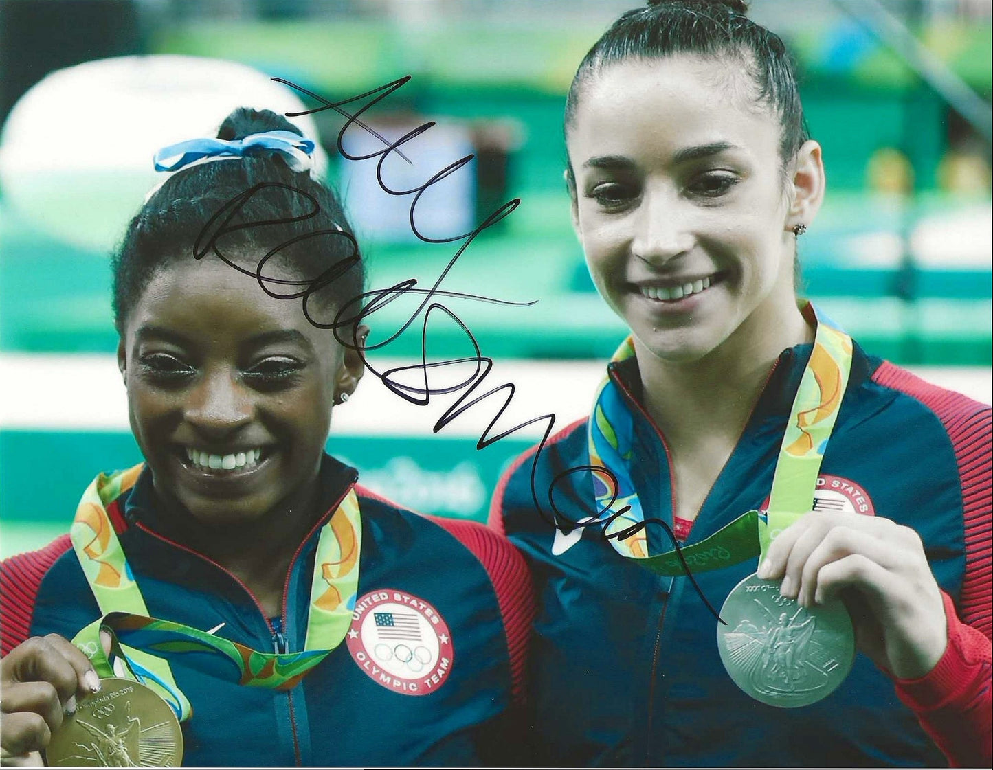 Aly Raisman Autographed Signed 8x10 photo Elite Promotions & Graphz Authentication