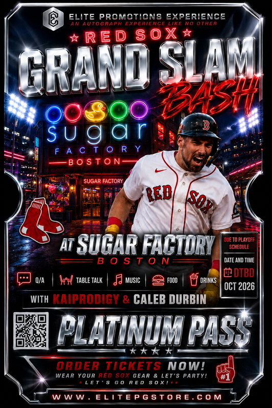 Caleb Durbin Grand Slam Bash PLATINUM PASS