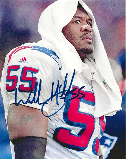 Willie Mcginest Autographed Signed 8X10 Photo Elite Promotions & Graphz