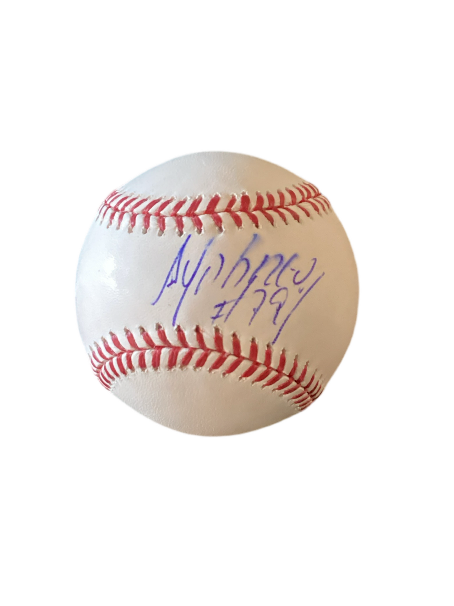 Jose Abreu autographed signed Rawlings official Major League Baseball