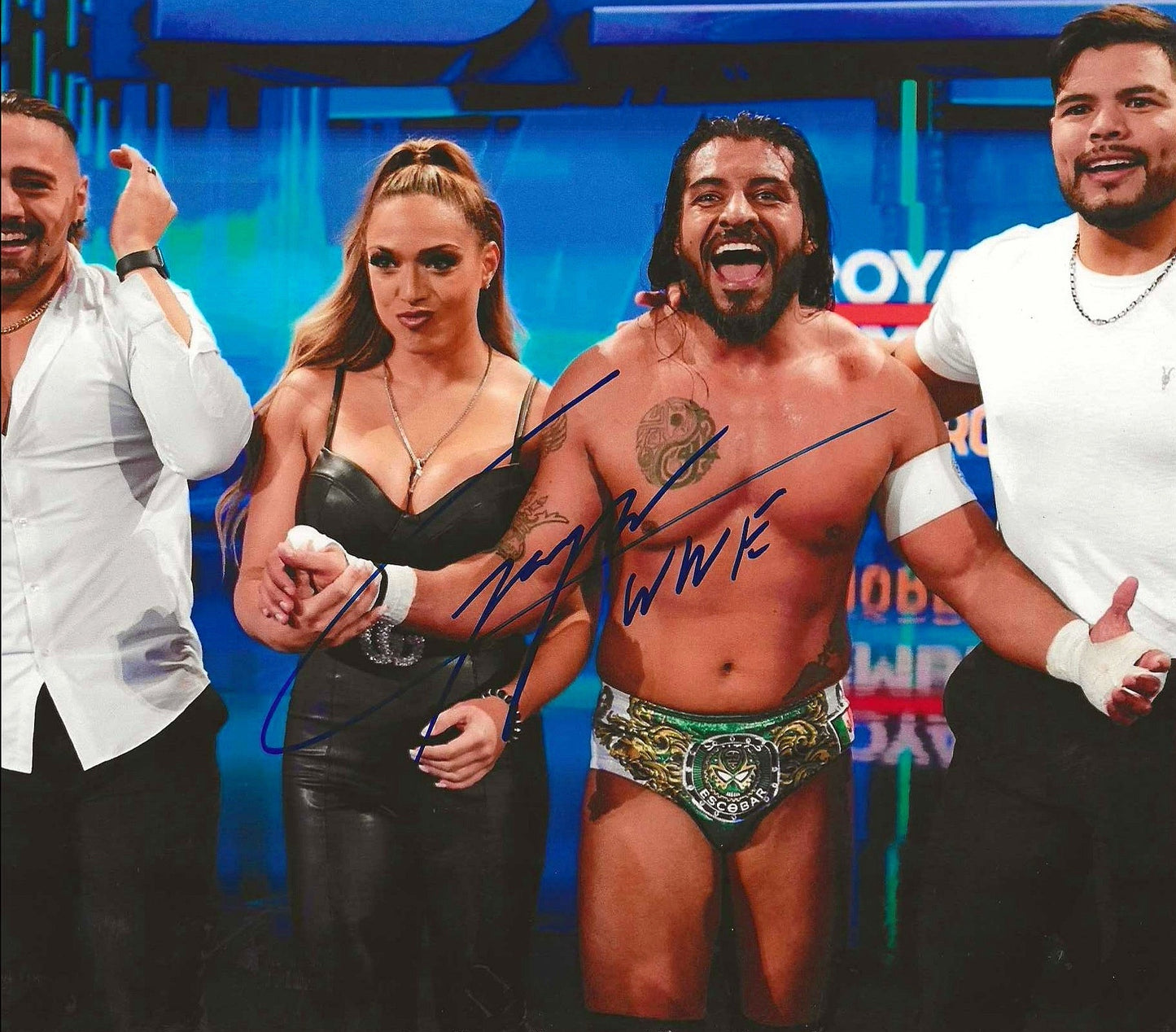 Angel Garza Autographed Signed "WWE" 8x10 photo Elite Promotions & Graphz Authentication