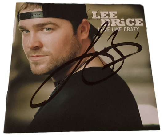 Lee Brice autographed Signed CD COVER Elite Promotions & Graphz