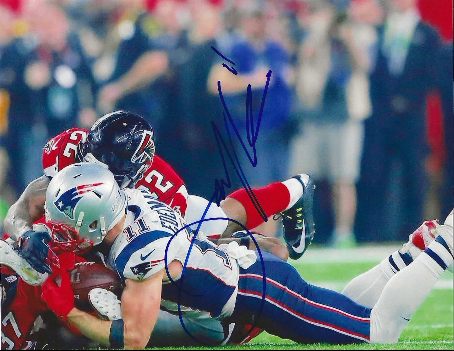 Julian Edelman Autographed Signed 8X10 Photo Elite Promotions & Graphz