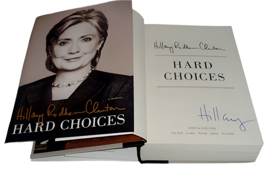 Hillary Clinton Autographed Signed Book