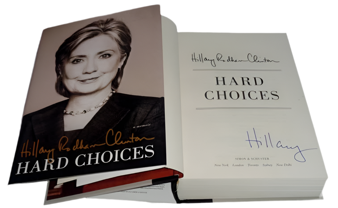 Hillary Clinton Autographed Signed Book