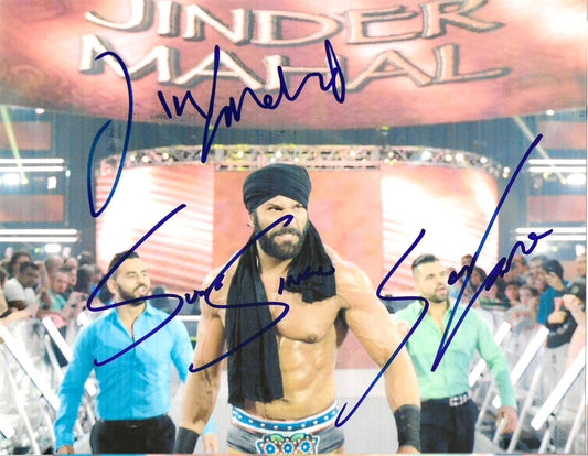 Jindersingh Autographed Signed "WWE" 8X10 Photo Elite Promotions & Graphz Authentication