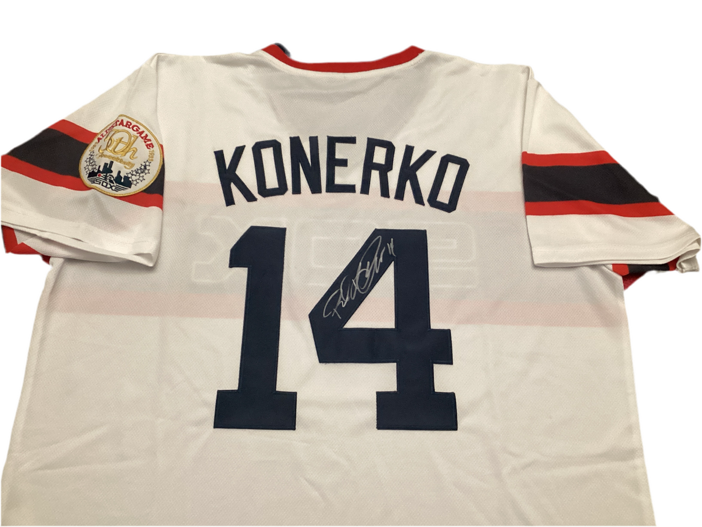 Paul Konerko Autographed Signed jersey Elite Promotions & Graphz Authentication