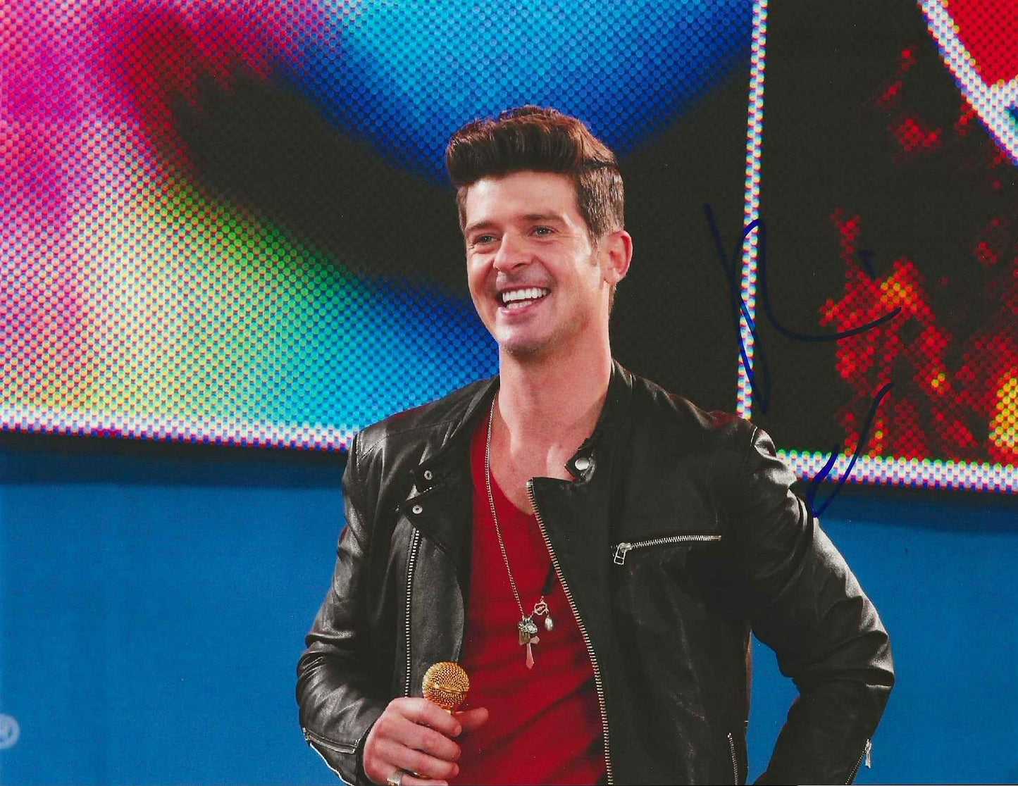 Robin Thicke Autographed Signed 8X10 Photo Elite Promotions & Graphz Authentication