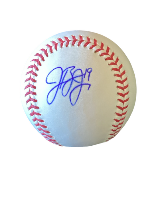 Jackie bradley jr autographed signed Rawlings official Major League Baseball