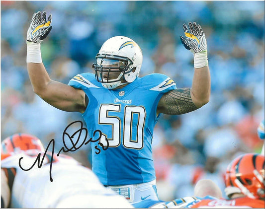 Manti Te'o Autographed Signed 8x10 photo Elite Promotions & Graphz Authentication