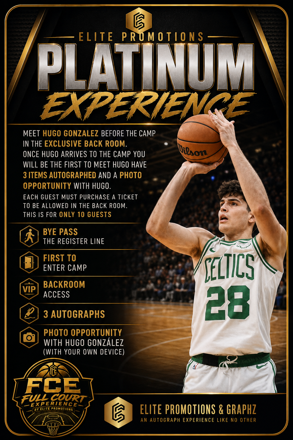 Hugo Gonzalez FCE Full Court Experience basketball camp PLATINUM